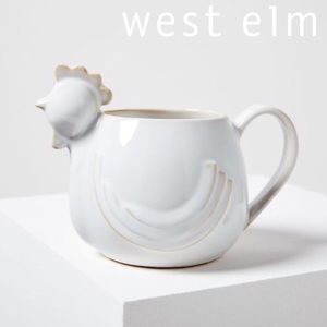 West Elm Chicken Mug